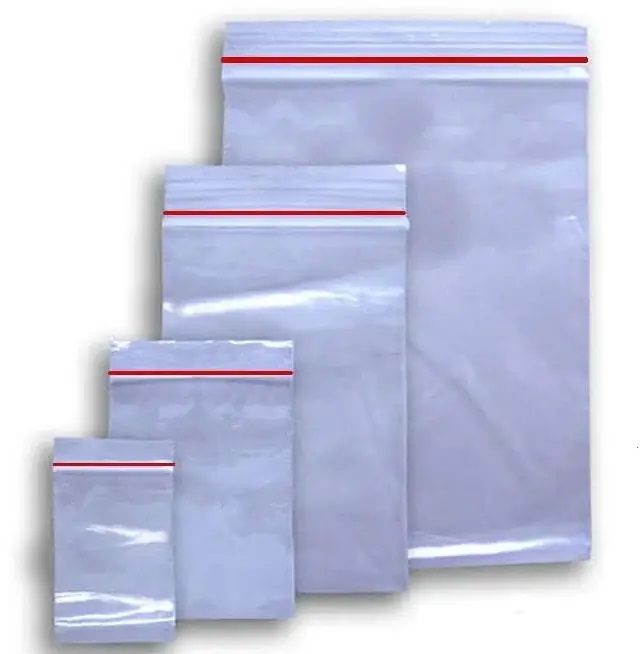 Пакеты с замком zip-lock (грипперы) 70мм х 100мм  1
