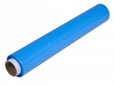 Стрейч пленка для ручной упаковки голубая 500мм, 23мкм, вес 1,2кг