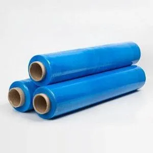 Стрейч пленка для ручной упаковки голубая 500мм, 23мкм, вес 1,2кг